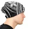 Bergen samoan dünne Schädel Mützenkappen Vintage Tapa Print Hut Sport Sport Bonnet Hats für Männer Frauen