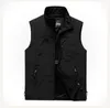 Men's plus size Outerwear & Coats Spring and autumn new men's outdoor multifunctional men's Vest leisure vest coat men