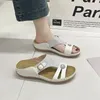 Casual Shoes Flat Bottomed Soft Soled Women's Summer Hollowed Out Fithling Diamond Fashionabla Sandals Outdoor Slippers