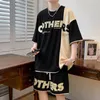 Top Shorts Sets Man Casual Sports Suits 2023 Trend Tracksuit Basic Summer Print T -shirt Originele merken Jogging Mens Clothing O 240428