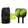 RACKETS DE TENNIS Men des femmes Ball Sports Pundle Paddle Set 2 4 balles avec livraison de chute de sac de transport Dhfgp