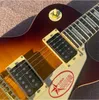 Стандартная электрическая гитара LP, шейка для тела с одной кусочкой, переплет для ладов, мост Tune-O-Matic, темный солнечный кленовый топ