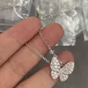 Классическая модная бабочка листовые ожерелья Clover Clover Charm Bagn