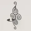 Candle Holders Creative Iron Holder Wall Mounted Cup TeaLight Balcony Gift Room Living Xmas Foyer Bedroom Decoration E6Z7