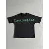 Neues Hyperdrive-T-Shirt Sticked Small Label Kurzärmeliges T-Shirt aus reinem Baumwoll Casual Street Dance American UK
