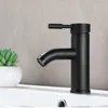 Bathroom Sink Faucets Basin Cold/ Mixer Tap Water Kitchen Faucet Black