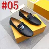 39Model Geuthesine Leather Luxury Brand Men Men Dress Chaussures 2024 Designer Men Locsins Moccasins Slip Breatch on Driving Shoes plus taille 38-47