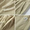 Men's Pants 2024 Spring New Retro Product 100% Pure Cotton Mens Casual Large Pocket Mens Street Clothing Mens ATZ645L2405