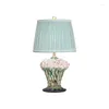Table Lamps 8MModern Ceramic Lamp LED Creative Fashion Flower Desk Light For Decor Home Living Room Bedroom Study