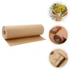 Подарочная упаковка 3PCS 1 Roll 30 см x 2/3/5/8/12 м от рулона крафта для бумаги для подарочной упаковки коричневая бумажная рулона для живописи