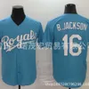 Baseball Jerseys Jogging Vêtements Jersey Royal Team Fan Elite Edition Royals 16 # B.Jackson