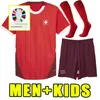 2024スイスホームアウェイサッカージャージ24 25 Seferovic Freuler Shaqiri Lang lang Behrami Sow Schr Red Zakaria Men Kit Football Shirdファンキッズユニフォーム