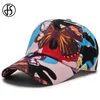 Caps de bola FS Coreanos coloridos coloridos Borboleta impressão Caps de beisebol para homens esportes ao ar livre Trucker Bap Summer Women Hat Gorras Hombre Y240507