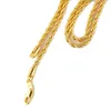 Ketten 18k gelb Real Gold GF Herren Womens Halskette 24 Seilkette Charming Schmuck am besten mit Geschenk haben Trac 229r Drop Deliver Ottbi