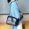 Сумки на плечах 2024 Женщины летние ретро -пш -поперечные сумки модные кошельки в западном стиле и сумочка для сумочек для путешествий