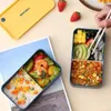 Lunch Boxes Bags 2024 New Lunch Storage Box Food Storage Container Childrens School Office Portable Lunch Box Lunch Box Cutlery