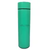 Designer blue insulated cup touch LED display temperature gradient insulated cup 304 stainless steel Tumblers straight body cup portable cup for travel school etc