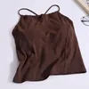 Serbatoi da donna estate donne sexy crage crowtring senza schienale con reggiseno sottile maglia in maglia con camis senza maniche Spaghetti Strapy Strapy Spring