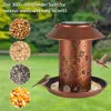 Bird Feeders na zewnątrz Kummingbird Latterns Outdood Waterproof Wiszący Dekor Garden Dekor Prezenty Kobiety Mom Babcia Metal Dekoracja słoneczna na zewnątrz na podwórko, patio, trawnik,