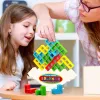 Balancing Stacking Tower Game: gezinsvriendelijke puzzelblokken voor volwassenen voor kinderen -Perfect voor feesten, reisherkenning