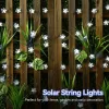 1pc Solar String Flower Lights Outdoor wasserdicht 20.50/50/100 LED Fairy Light für Gartenzaun Terrasse Yard Weihnachtsbaumdekoration