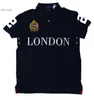 Luxe goederen hoogwaardige stadsontwerper Polos shirt heren geborduurd katoen London Dubai New York mode casual t-shirts-5xl nqfj