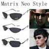 Cadre de sport sans monture E Matrix Agent Smith Style Sunglasses Sungasses Vintage Polaris Brand Design Sun Glasses Masculino 274K