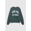 Sweatshirts voor dames 24 Spring Fashion Nieuwe Niche Ab Classic Letter Print Wash Roer Roer gebakken sneeuwvlok Losse ronde nek trui