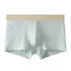 Men de cale de couleurs masculines Coton Coton confortable Boxer doux Brief