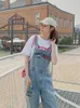 Женские джинсы свободны от женской летние джинсовые брюки 2024 Корейский стиль уличная одежда женская случайная кармана