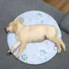 Summer Pet Cooling Pad Ice Room Dog Filt Dubbelskikt Felt polymergel Sleep Pad för små till medelstora hundar 240506