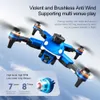 Droni Nuovo F200 Brushless pieghevole senza pilota veicolo aereo senza pilota Evitamento dell'ostacolo Dual Fotografia a quattro elicotteri Remoto Remoto Regulario D240509