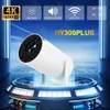 Projectoren Projector HY300 plus 4K Android 11 Dual WiFi 6 200 ANSI Allwinner H713 BT5.0 1080p 1280 * 720p Home Theatre Outdoor Movies J240509