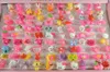 Candy Color Plastic Kids Anneaux pour filles dessin animé kt mignon Animal Rabbit Bear Children039 Jielry de la journée pour Noël PS14183428043