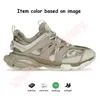 2024 Piste 3 Sneakers Designer Men Femmes Chaussures décontractées Chaussures Luxury Tracks 3.0 Triple White Black Tess.S.Gomma Leather Trainer Nylon imprimé Platform Trainers Runners