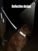 犬の首輪ナイロンペットリーシュミディアム小さな大きな猫のための反射鎖犬ハーネスカラーリードストラップナイトリフレクション