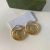 Designer Classic hoop Letter Earrings Studs Jewelry for Women party wedding Fashion luxury Earring Suitable for ladies mothers girlfr 213w