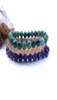 Brins de perles Bracelet de perles de pierre naturelle 7 mm Men de perles rondes Femmes Élastique Moss Agates Soleil Amethystes Drop8288500