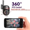 IP -kameror Säkerhetsskydd utomhus WiFi Monitoring Camera för Home WiFi Camera Outdoor Automatisk spårning 2.4/5G USB -typ D240510