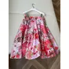 2024 CLOUS feminina de verão feminina de alta qualidade camisa floral top midi skirt set primavera verão novo 53
