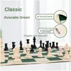 Jeux d'échecs 65/75 / 95 mm pièces Adt Enfants Intellectuel Toys Championnat de personnage en plastique jeu 231218 Drop Livraison DHLDG
