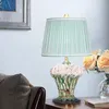 Tafellampen tyla moderne keramische lamp led creatief mode bloemen bureau licht voor decor huis woonkamer slaapkamer studie