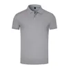 Polos de pólo masculino Cross Border Summer Mens Polo com colarinho de pólo e botão de cor sólida Camisa pólo esportivo casual e casual Y240510JKKL