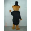 Maskottchen Kostüme 2016 Heißverkauf Gentleman Bear Cartoon Outfit Carnival Food Dress School Maskottchen College Kostüm