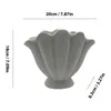 Modny i minimalistyczny kształt skorupy Ceramika Materiał Ozdoby Ozdoby Trzy style rozmiary Kreatywny garnek kwiatowy 240430
