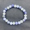 Strand Sea Blue Treasure Crystal Stone Bread Bracelet For Women Exquis Luxur Luxe Bijoux fait à la main Gift Street Party