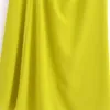 Robes décontractées Zach Ailsa 2024 Style de mode pour femmes Summer Medium Long Round Coule sans manches Sleme