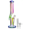 Rauchen schwerer Glas Bong Bilnd Box 1pc Shisha Water Pipe Bong + Schüssel zufällige Schiffsbong