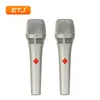 Microfoons 2PCS Dynamische microfoon KMS105 Vocale klassieke Live Wired Handheld Mic Super-Cardioid Clear Sound Stage Performance