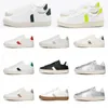 2024 Fashion Français Brésil vert Vie à faible carbone V Volate de coton biologique Fémeaux Femmes Casual Classic White Designer Chaussures Mentes Mens 36-45 W3